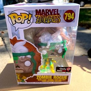 2021 Marvel Zombies “Zombie Rogue” from X-Men Game Stop Exclusive Funko Pop